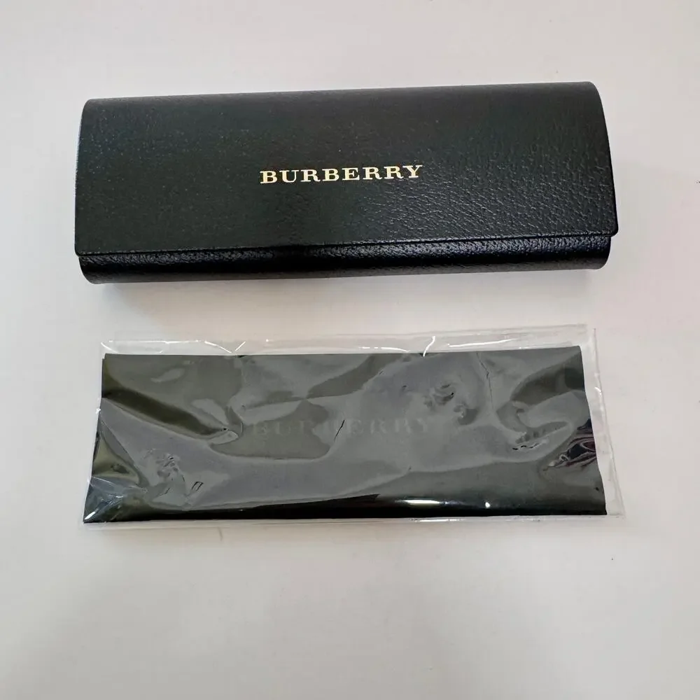 Burberry Eyeglasses Glasses Case Designer Cleaning Pad Black